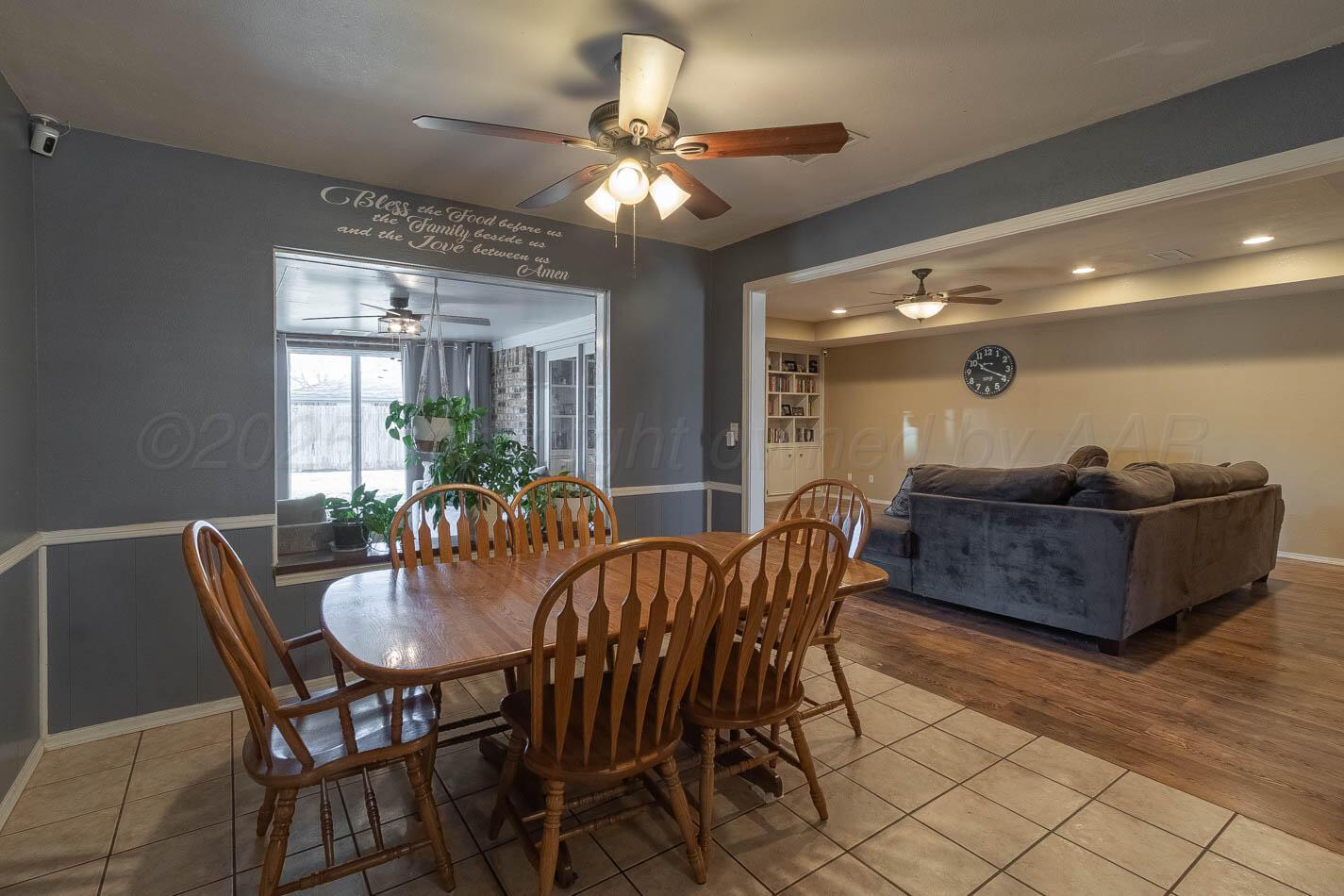 428 Overland Trail Fritch, TX 79036 - Photo 9 of 24 a dining room with furniture and window