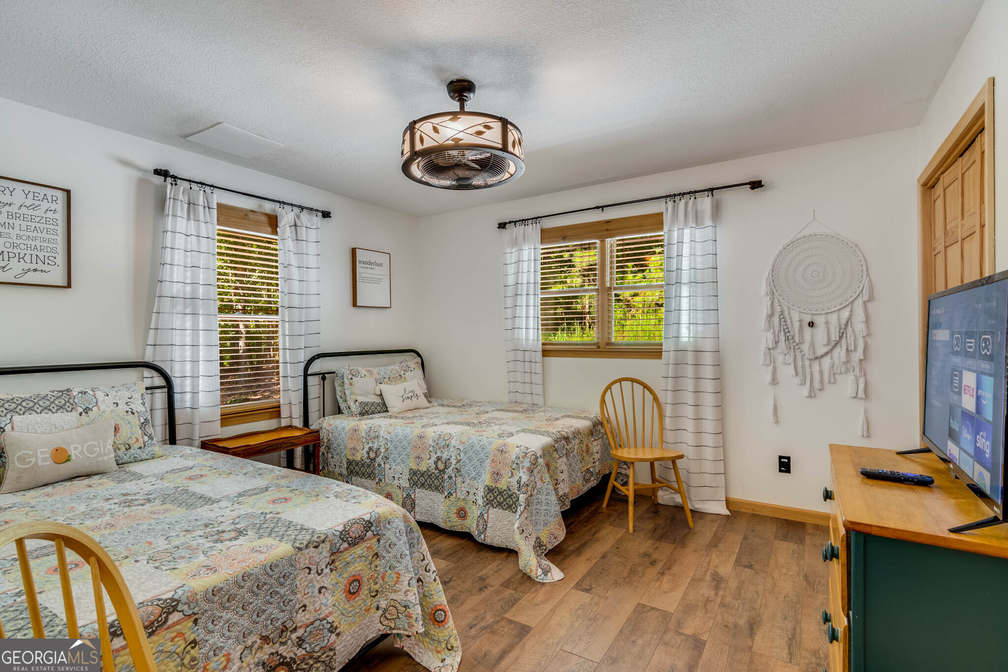 119 Summit Street, Unit 158R Ellijay, GA 30540 - Photo 29 of 64 a bedroom with two beds and a window