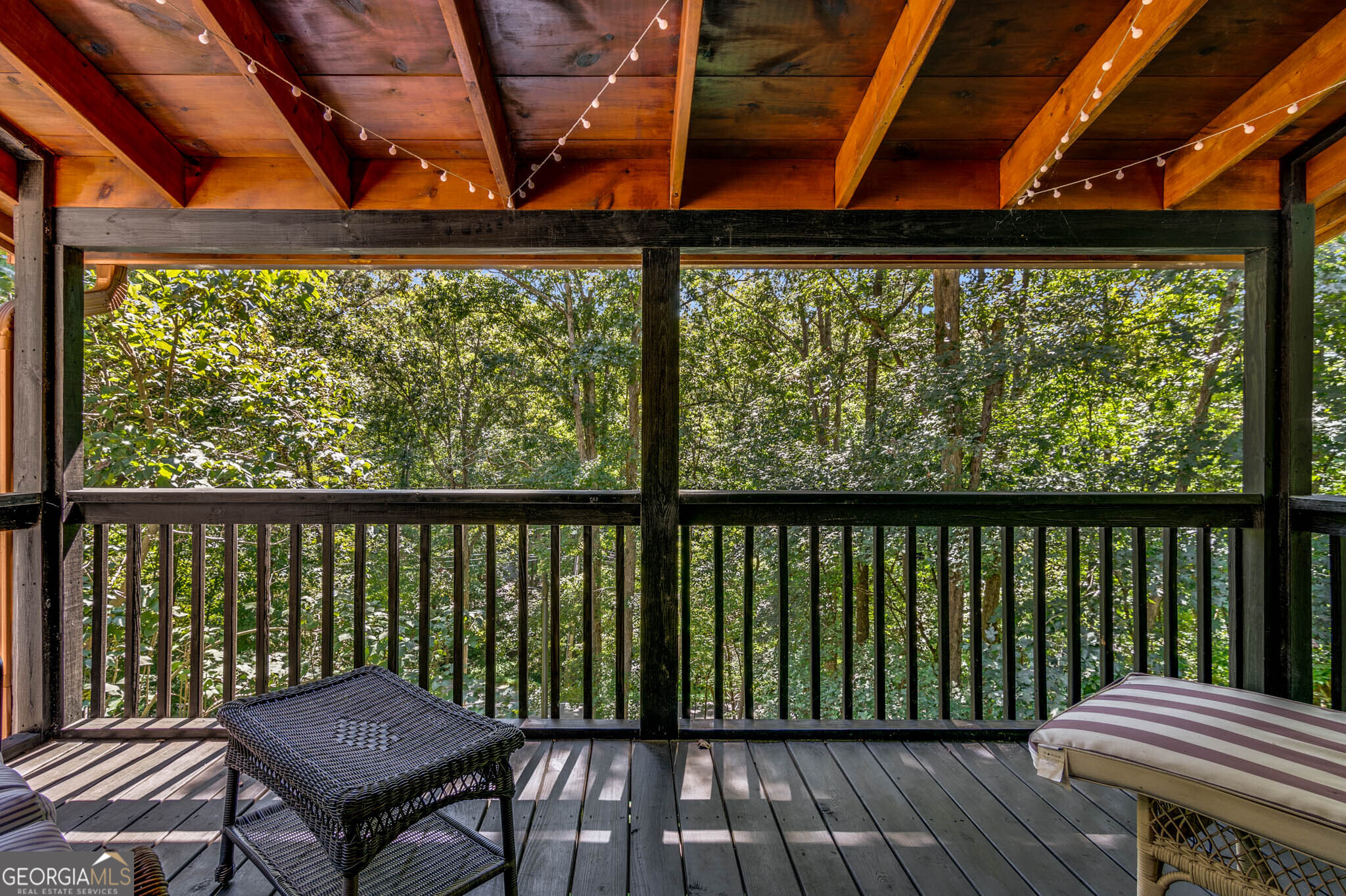 119 Summit Street, Unit 158R Ellijay, GA 30540 - Photo 35 of 64 a view of a balcony with wooden floor