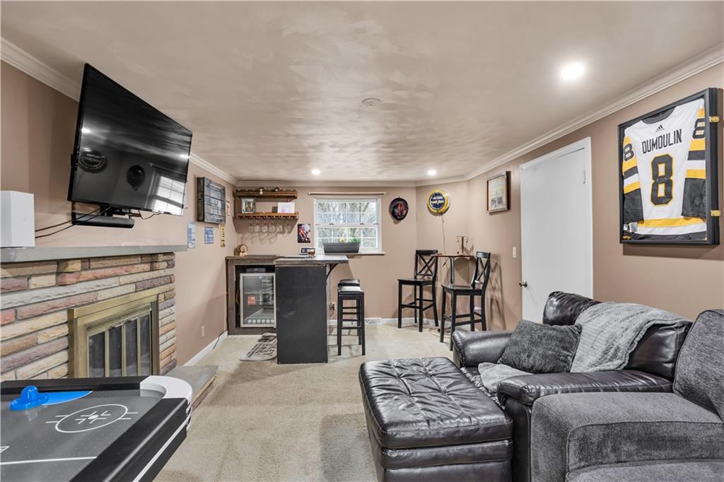 362 Trinity Drive Washington, PA 15301 - Photo 16 of 34 The fireplace is wood burning, however it has not been used by the current owners.