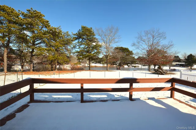 a view of outdoor space with seating area