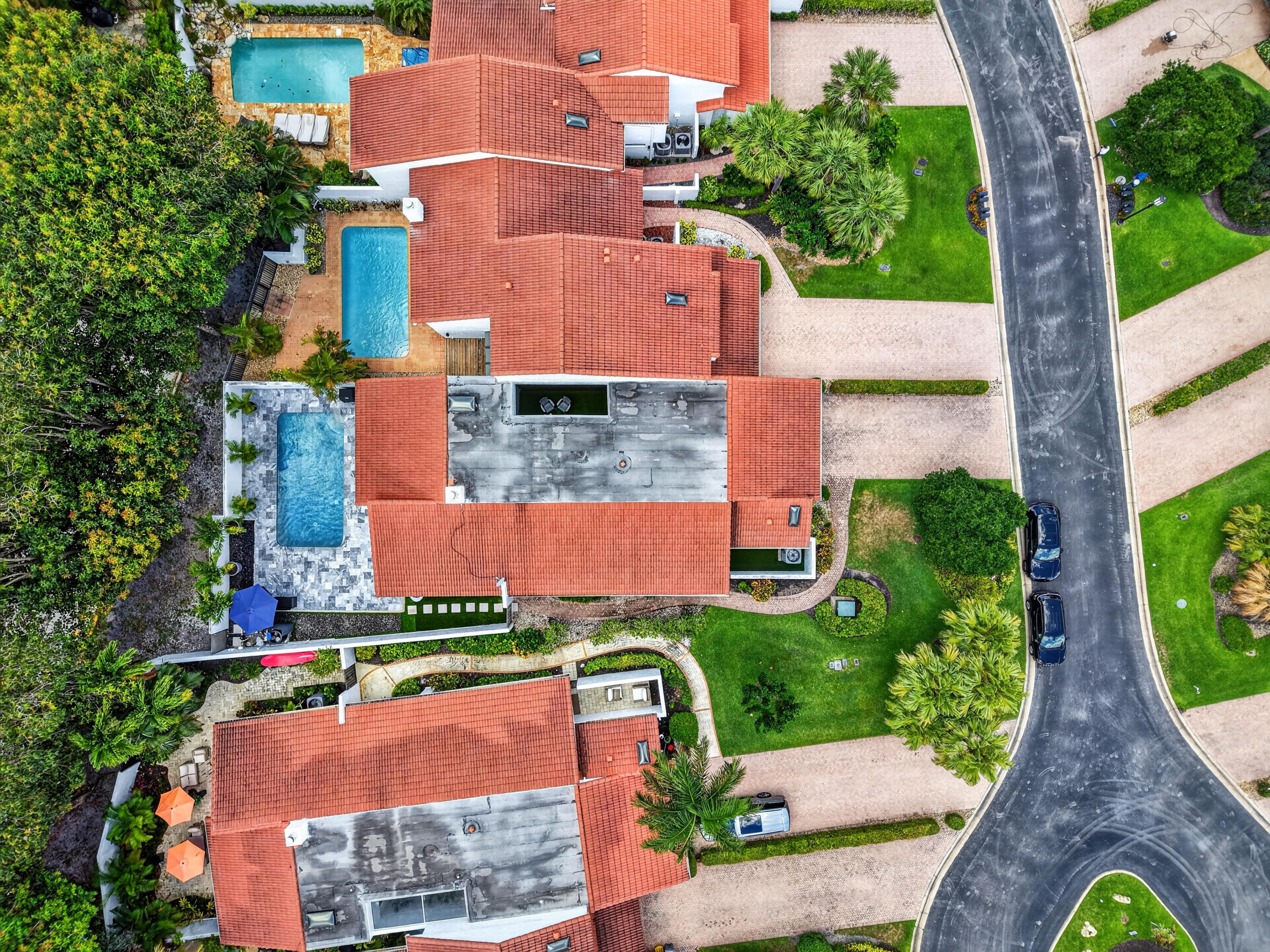 7374 Woodmont Court Boca Raton, FL 33434 - Photo 44 of 95 an aerial view of a house with garden space and street view
