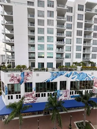 a view of a city with tall buildings