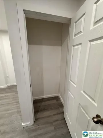 a view of an entryway door