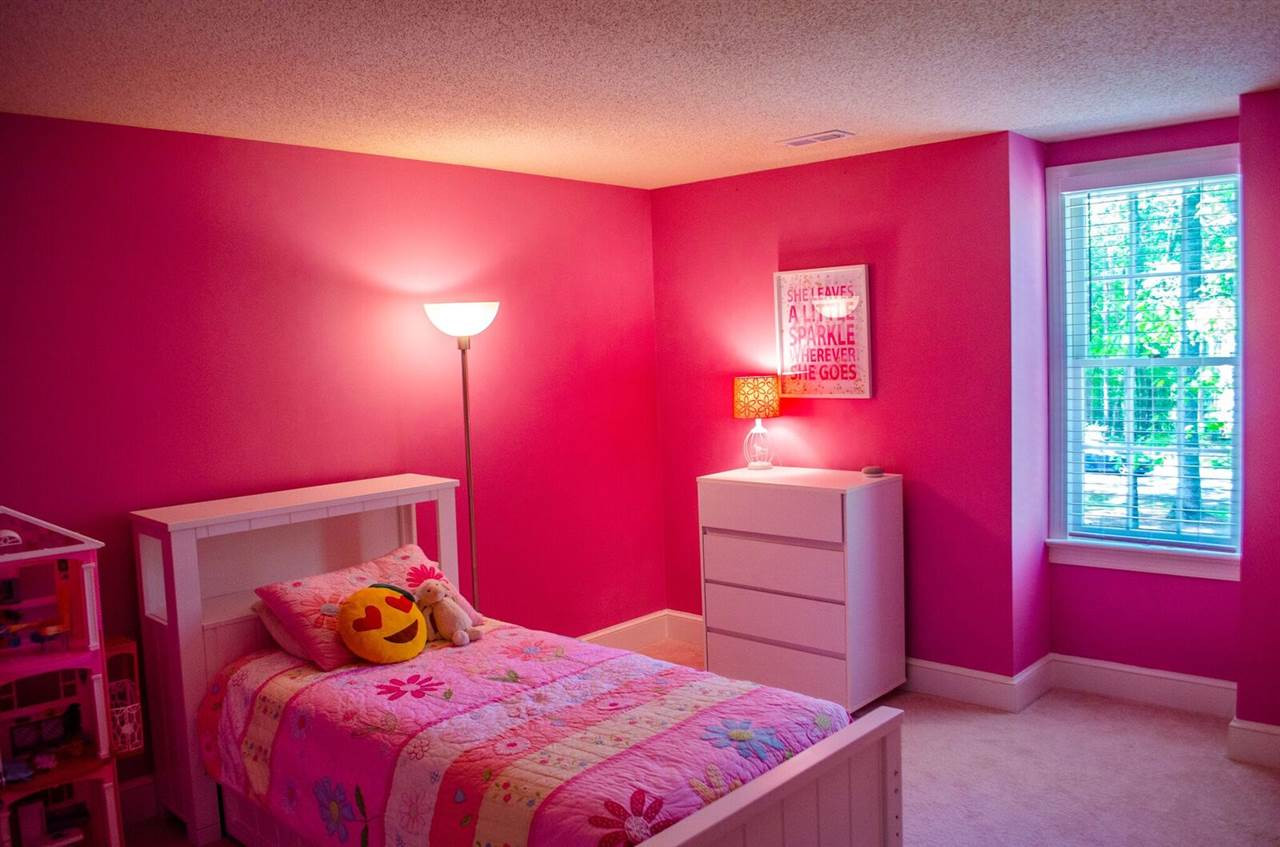 10016 Bushveld Lane Raleigh, NC 27613 - Photo 21 of 24 Princess pink! What a great guest bedroom or the perfect bedroom for the princess in your life. Guest Bedroom