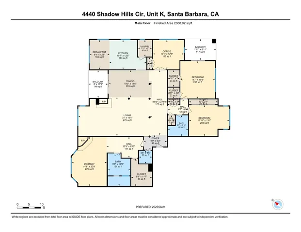 $1,599,000 | 4440 Shadow Hills Circle, Unit K, Santa Barbara, CA 93105