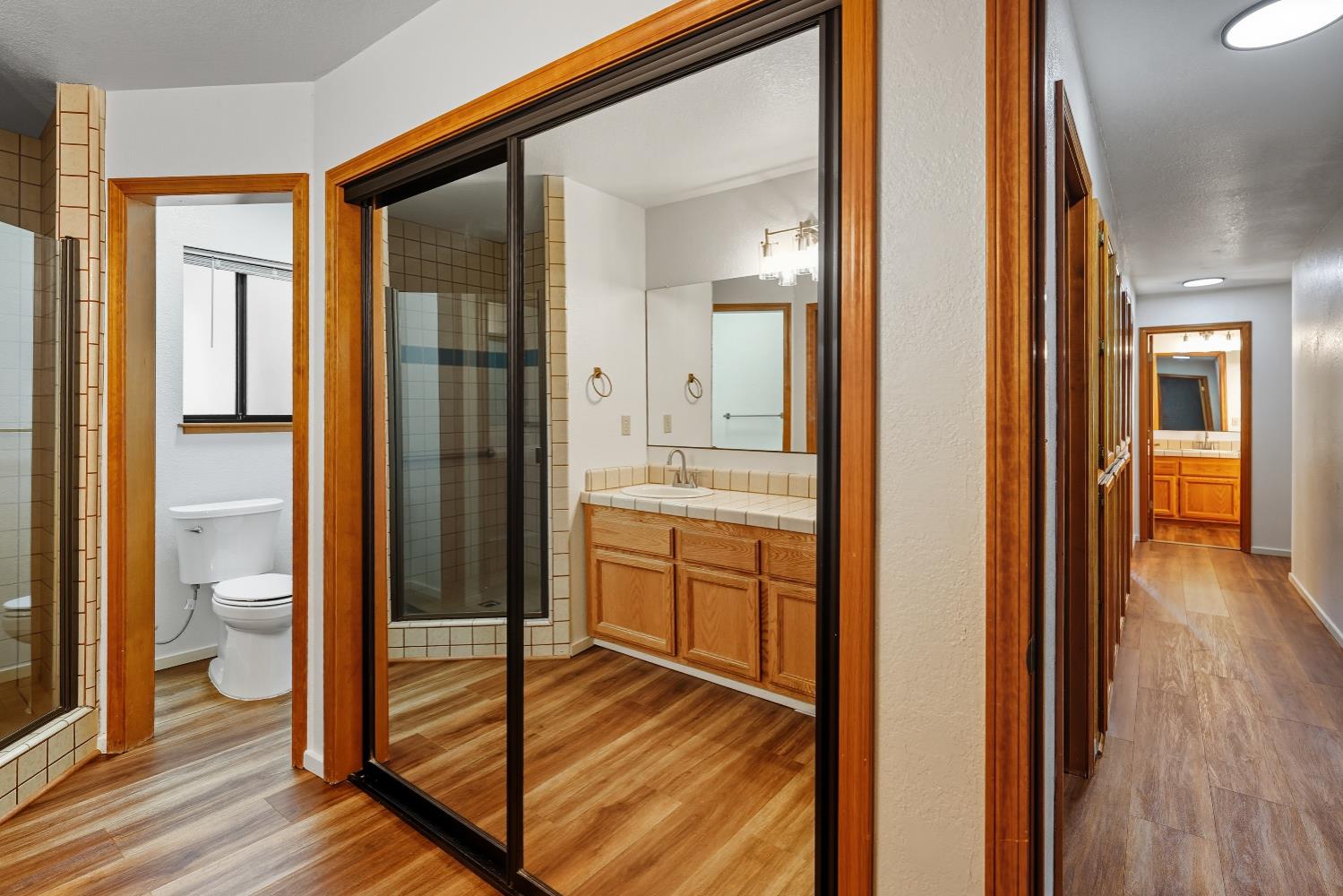 11585 Linnet Court Penn Valley, CA 95946 - Photo 12 of 49 a bathroom with a shower and a sink