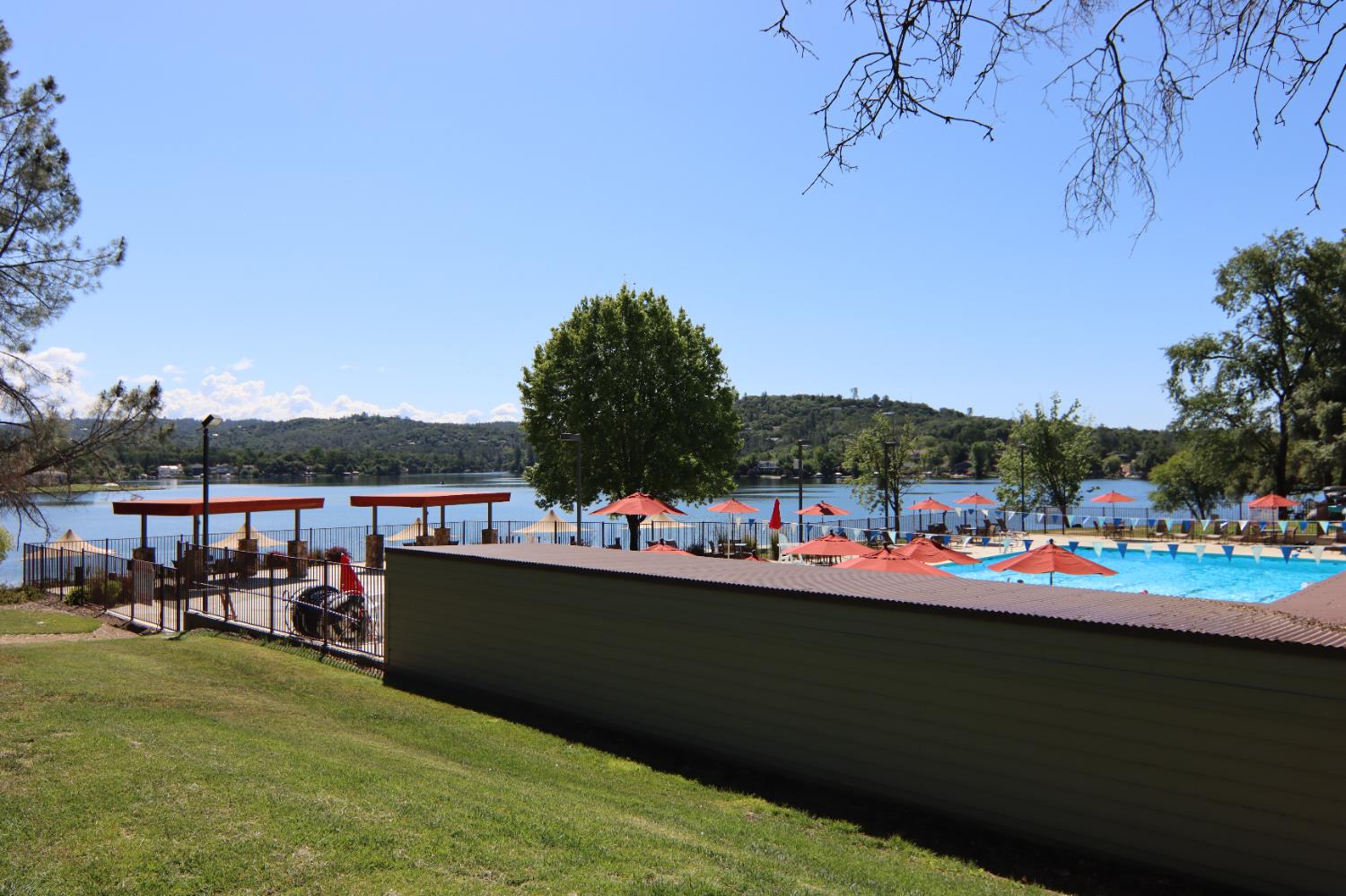 11585 Linnet Court Penn Valley, CA 95946 - Photo 47 of 49 a view of swimming pool with outdoor seating and lots of trees