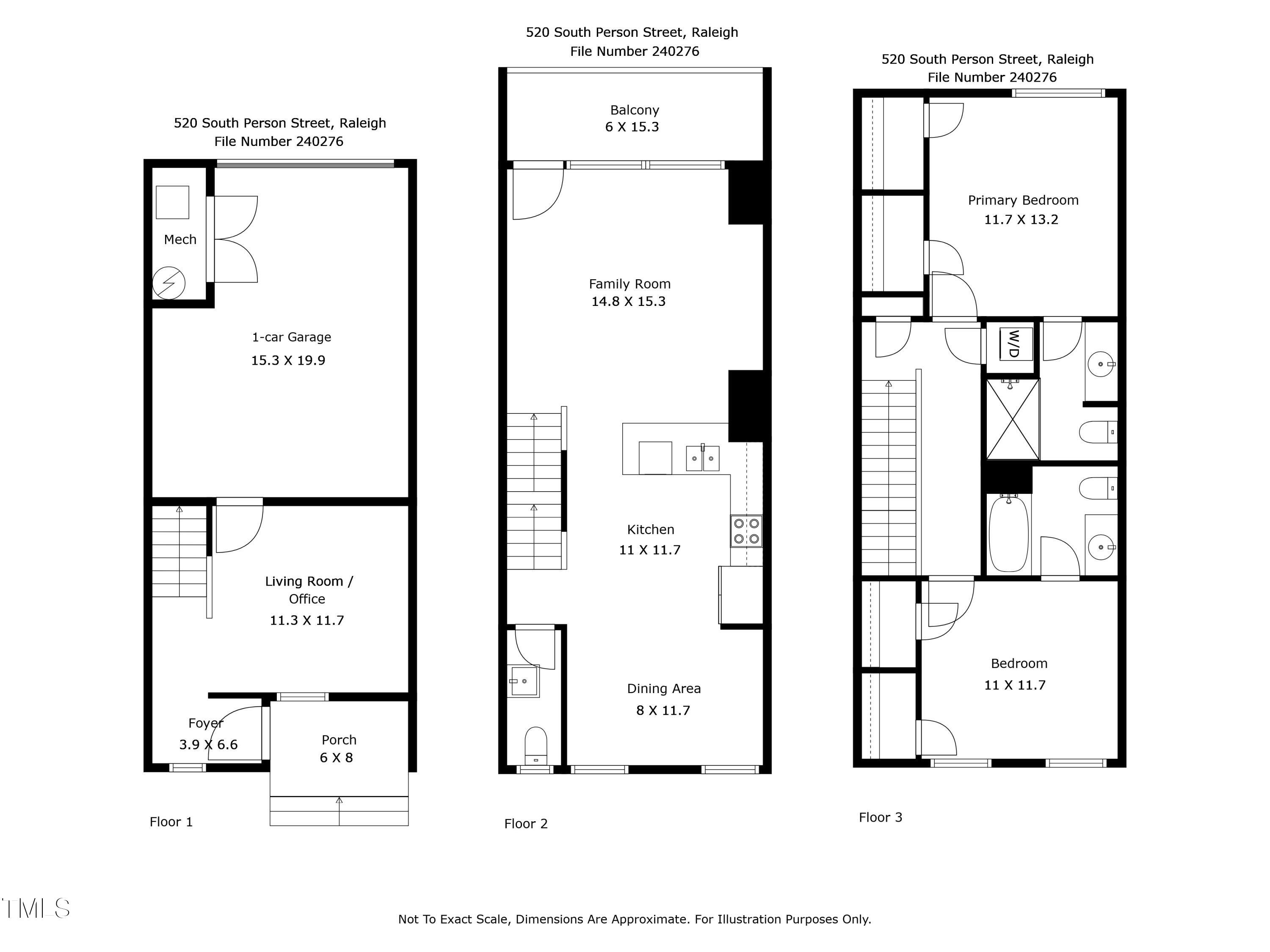 520 South Person Street Raleigh, NC 27601 - Photo 30 of 30 Floorplan - Person St