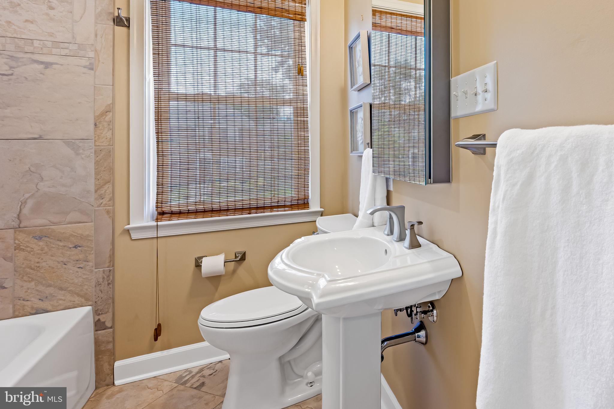 210 Stanmore Road Baltimore, MD 21212 - Photo 24 of 39 a bathroom with a sink a toilet and shower