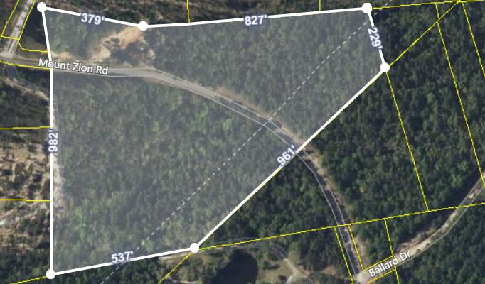 17.96 Acres Mt. Zion Aerial