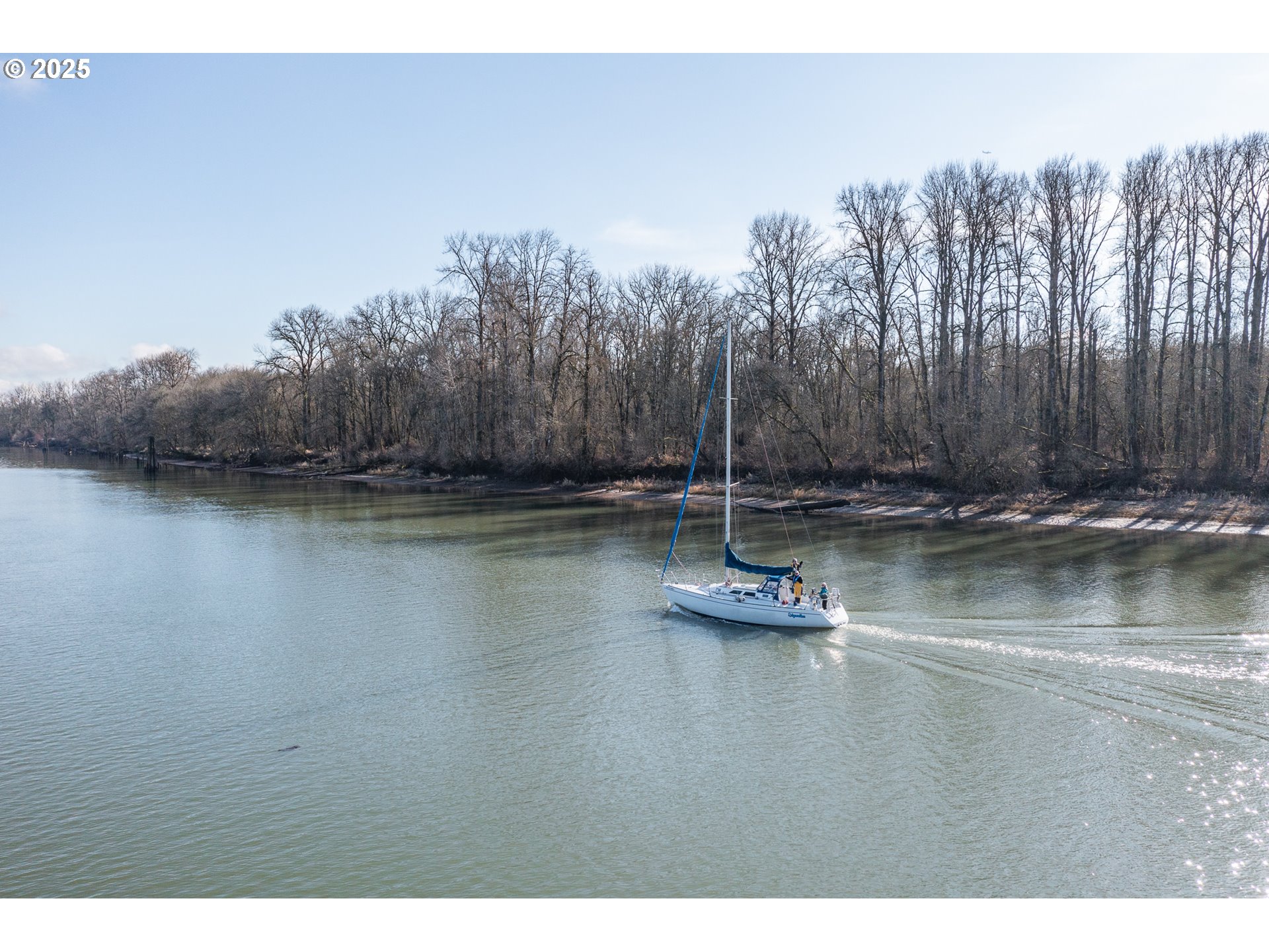 35308 Riverside Lane Scappoose, OR 97056 - Photo 7 of 48 a view of water with trees in the background