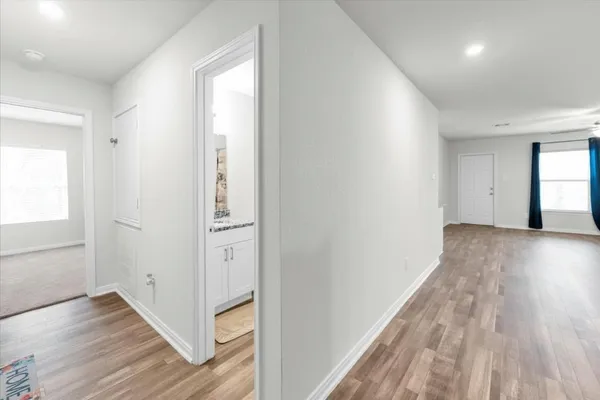 a view of front door