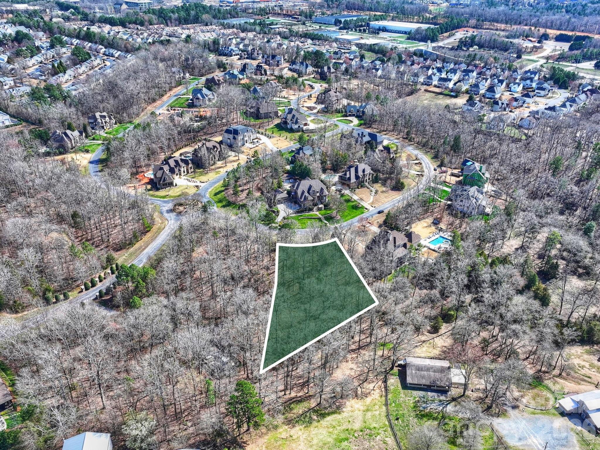 7316 Barrington Ridge Drive, Unit 14 Fort Mill, SC 29707 - Photo 9 of 10 an aerial view of residential house with outdoor space