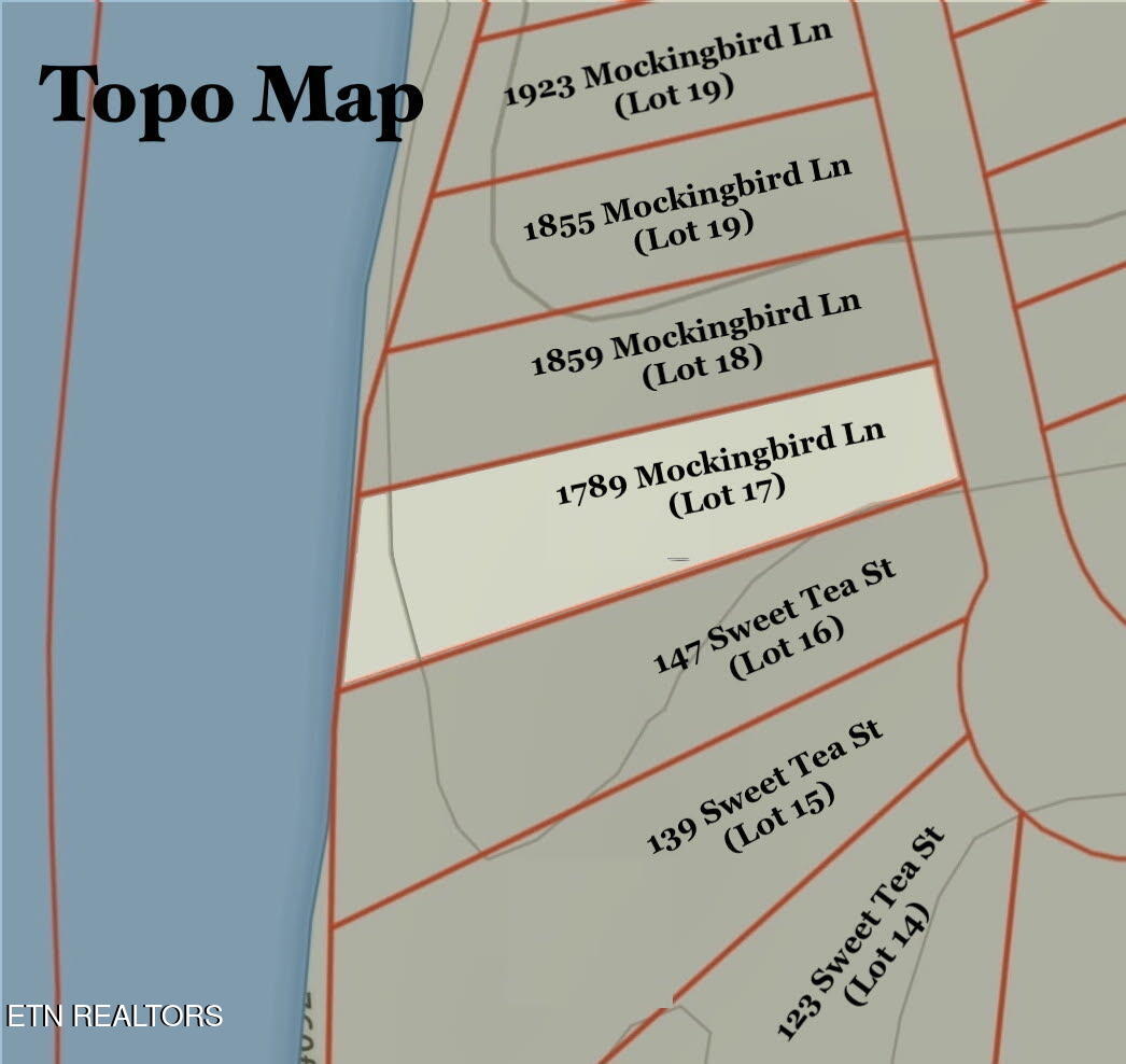 1789 Mockingbird Lane Loudon, TN 37774 - Photo 13 of 14 Topo map
