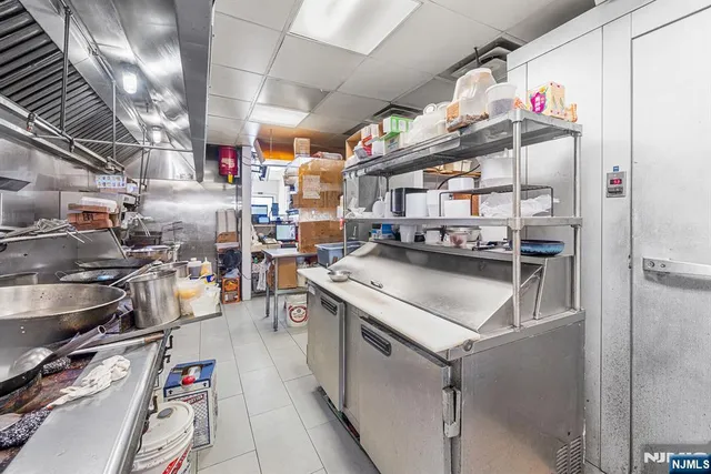 a storage room with washer and dryer