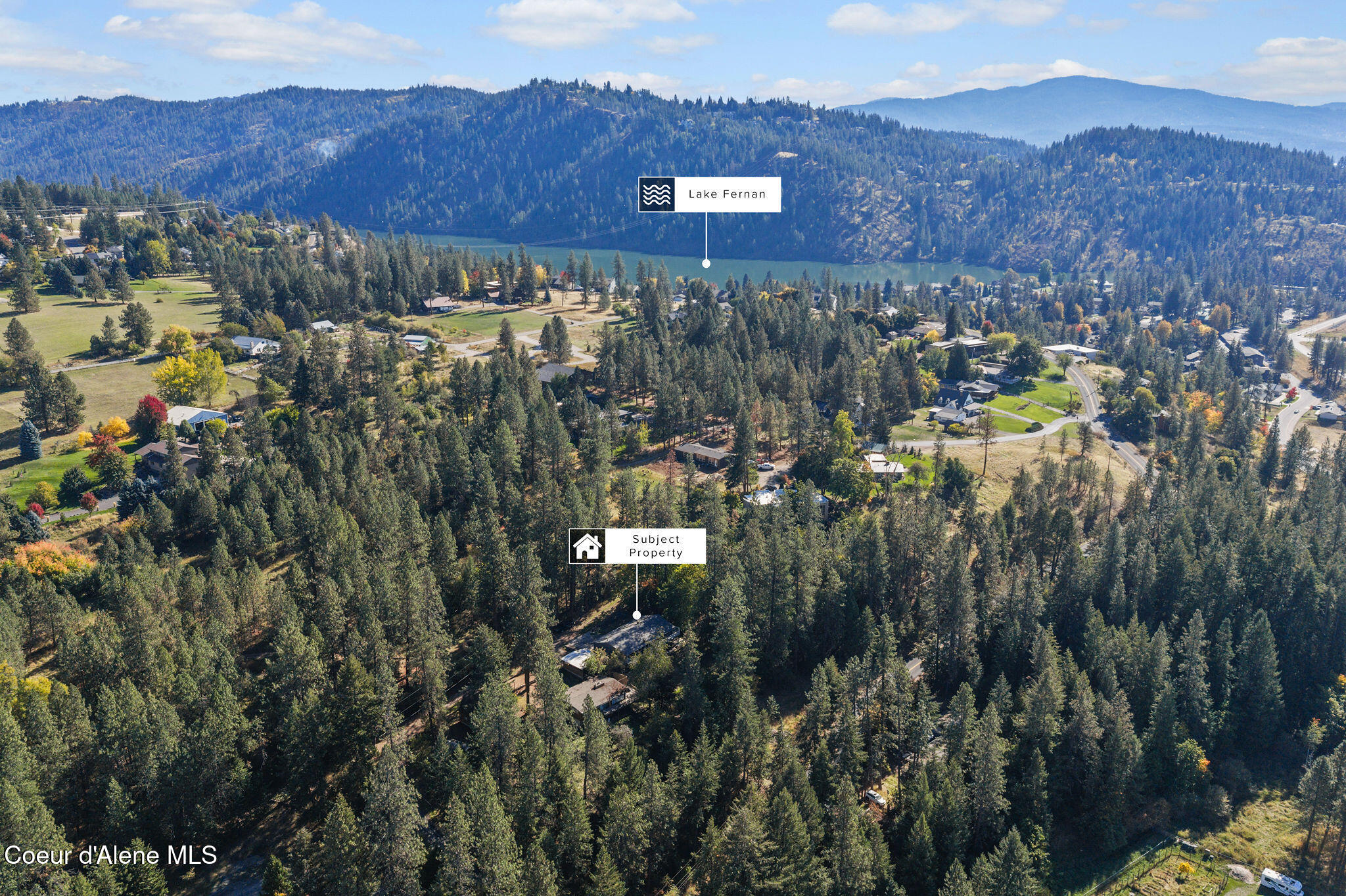 957 East Giesa Road Coeur D'Alene, ID 83814 - Photo 3 of 42 Aerial