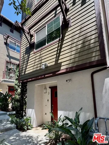 a front view of house