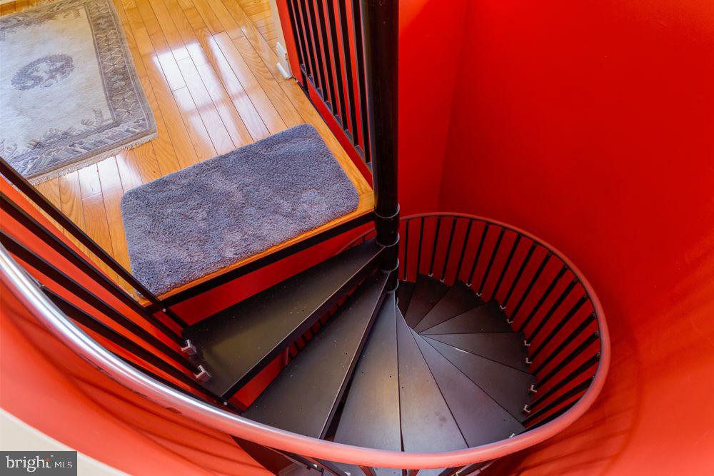 9586 Brunk Spring Lane Broadway, VA 22815 - Photo 32 of 57 Spiral Staircase