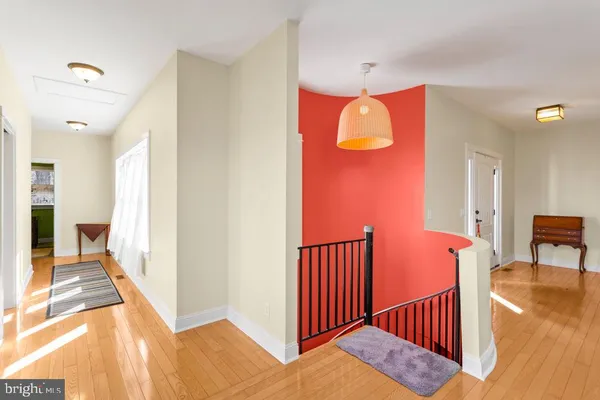 a view of a hallway with interior of the house