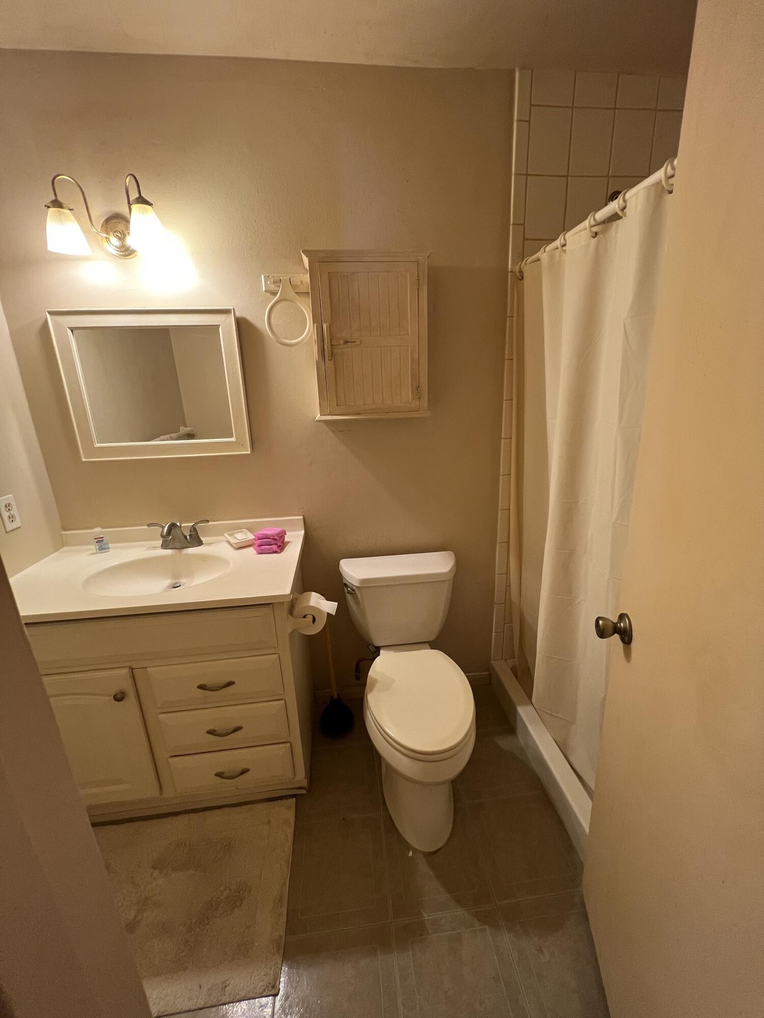 9551 Santa Cruz Road Desert Hot Springs, CA 92240 - Photo 12 of 19 First Bathroom