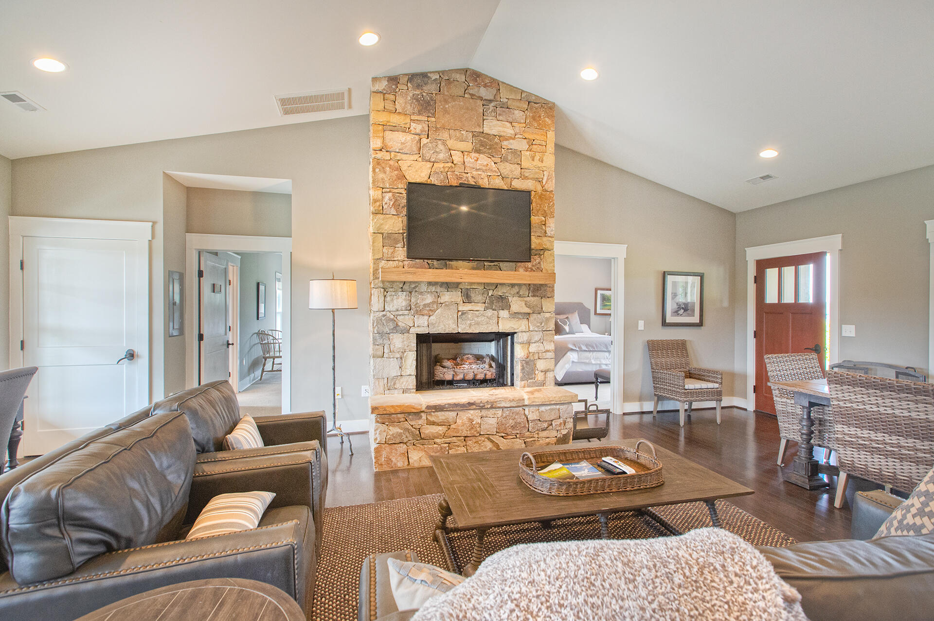 3754 Ballyhack Trail Roanoke, VA 24014 - Photo 16 of 61 a living room with furniture and a fireplace