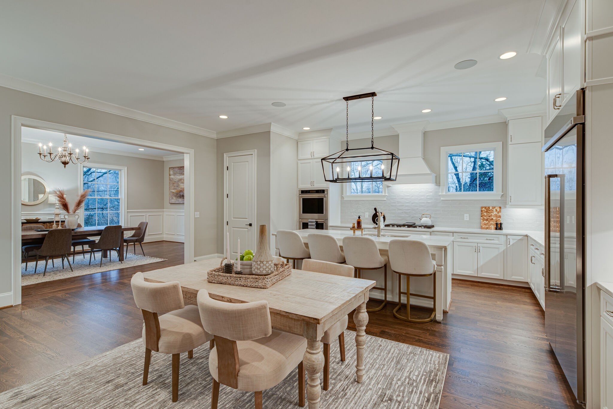 4220 Kirtland Road Nashville, TN 37215 - Photo 19 of 55 a view of a dining room with furniture and wooden floor
