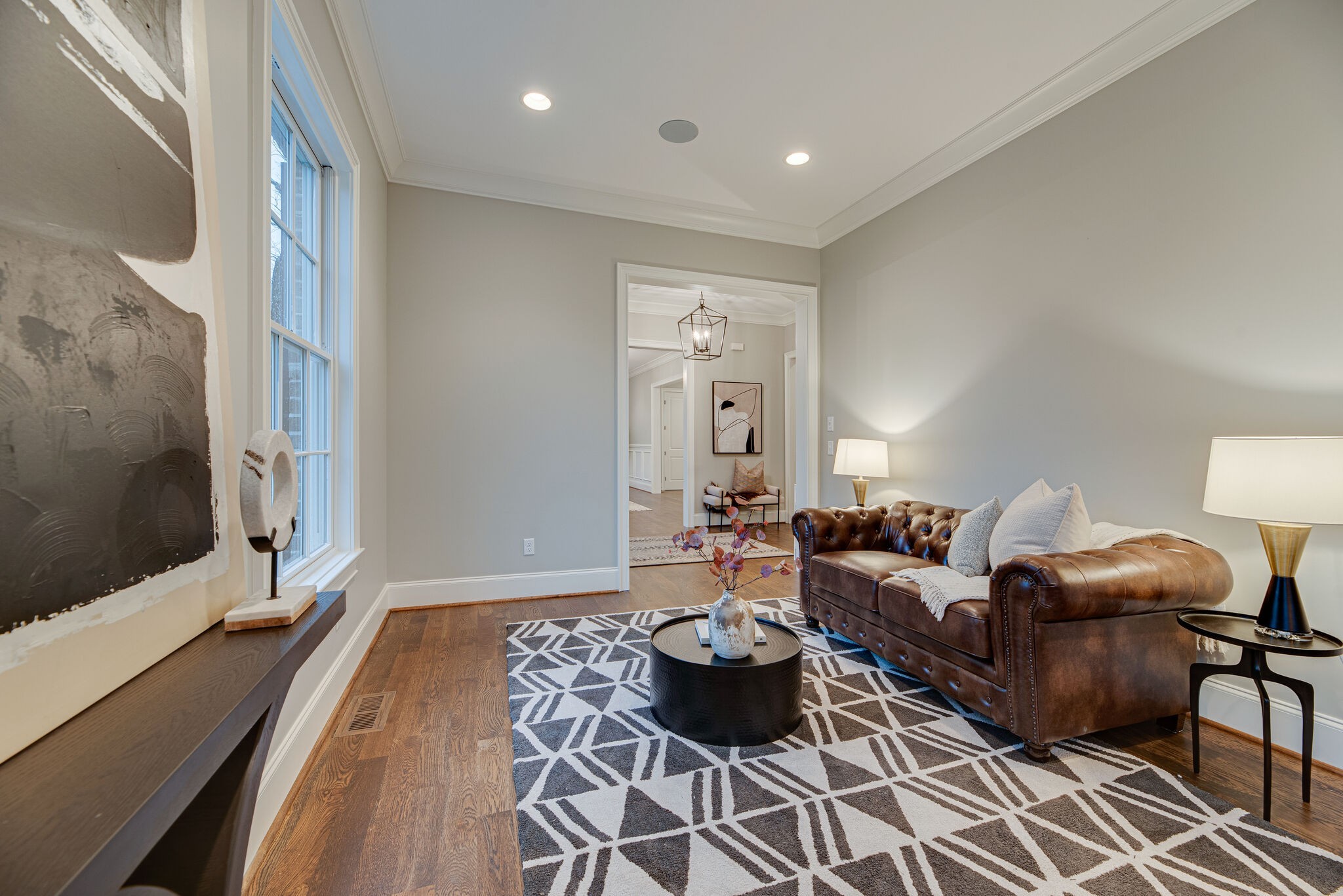 4220 Kirtland Road Nashville, TN 37215 - Photo 10 of 55 a living room with furniture and a flat screen tv