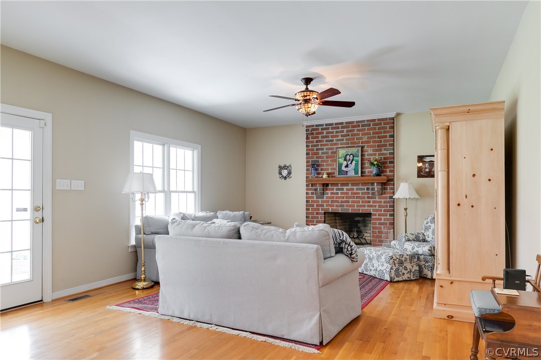 765 Snead Road Manakin-Sabot, VA 23103 - Photo 16 of 46 Family room with single French door opening to the