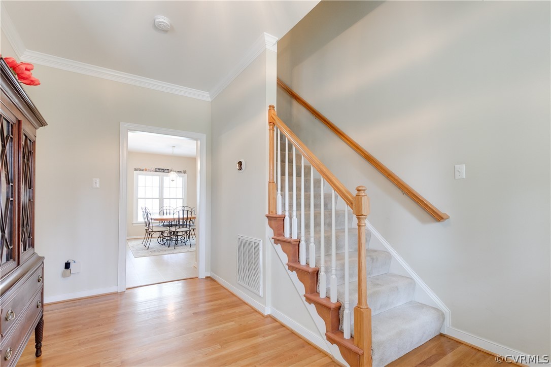 765 Snead Road Manakin-Sabot, VA 23103 - Photo 4 of 46 Staircase to the second floor and entrance to the