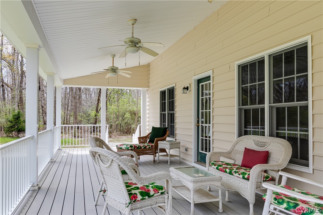 765 Snead Road Manakin-Sabot, VA 23103 - Photo 41 of 46 Rear porch with composite deck flooring