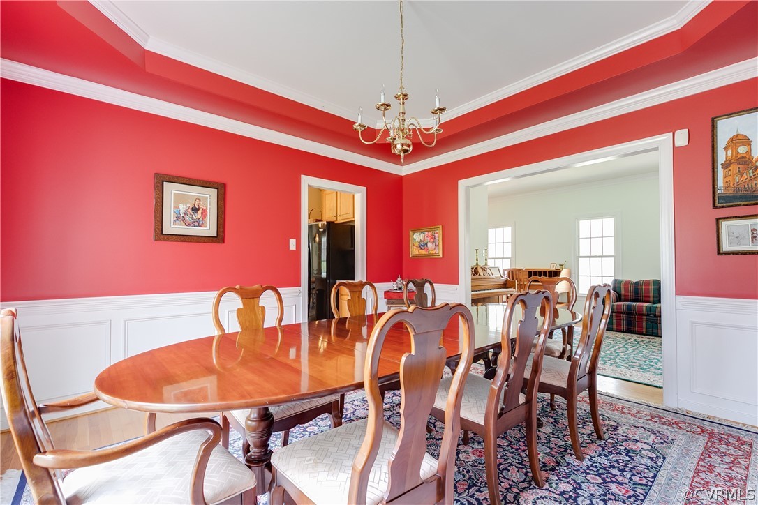 765 Snead Road Manakin-Sabot, VA 23103 - Photo 8 of 46 Formal dining room with tray ceiling
