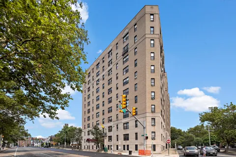 a view of a large building