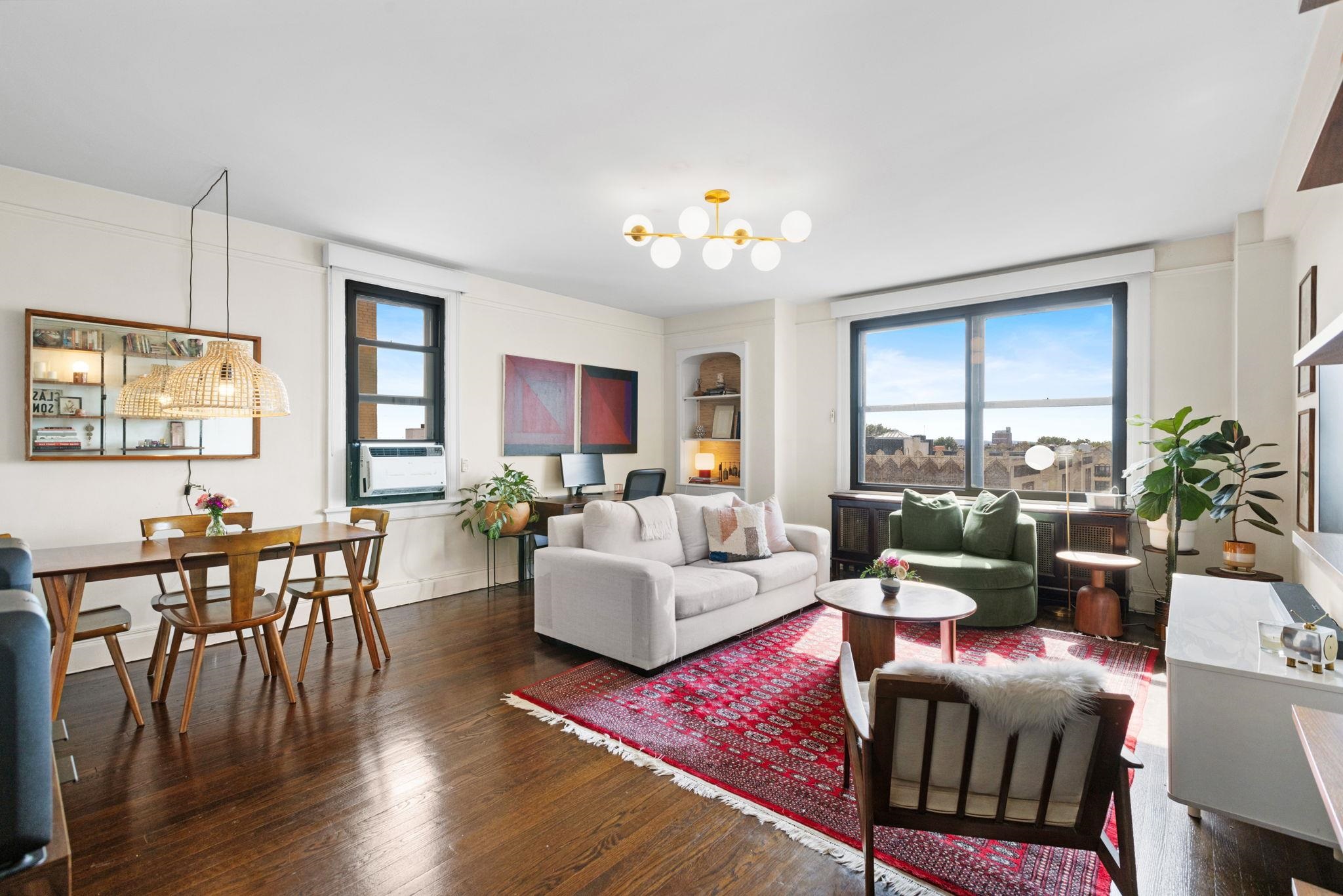 2600 John F. Kennedy Boulevard, Unit 7F Jersey City, NJ 07306 - Photo 2 of 22 a living room with furniture dining area and a window