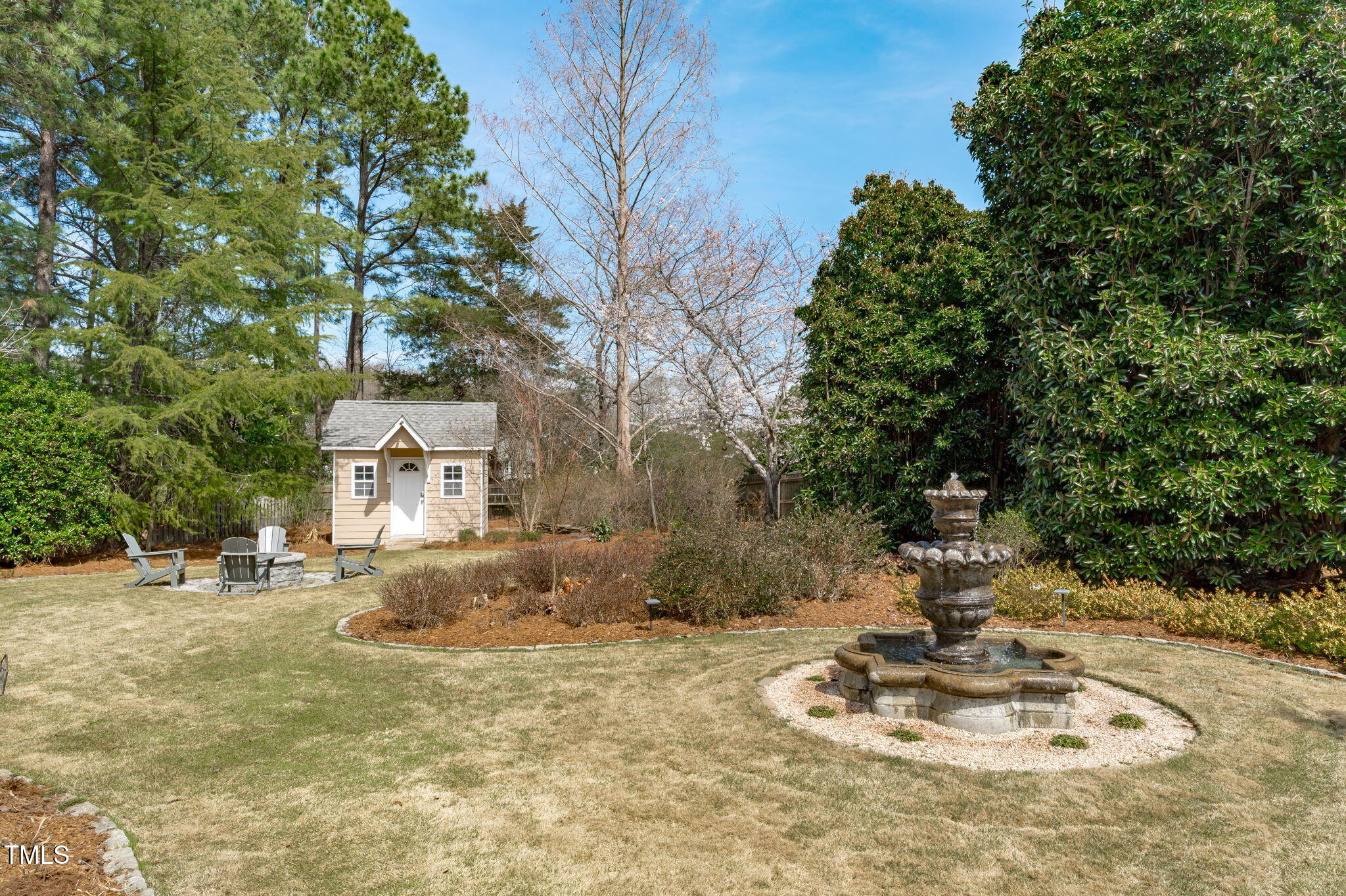 3708 Wesley Ridge Drive Apex, NC 27539 - Photo 41 of 48 a view of a house with a snow