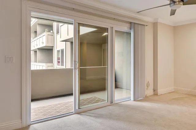 a view of an entrance door of a house