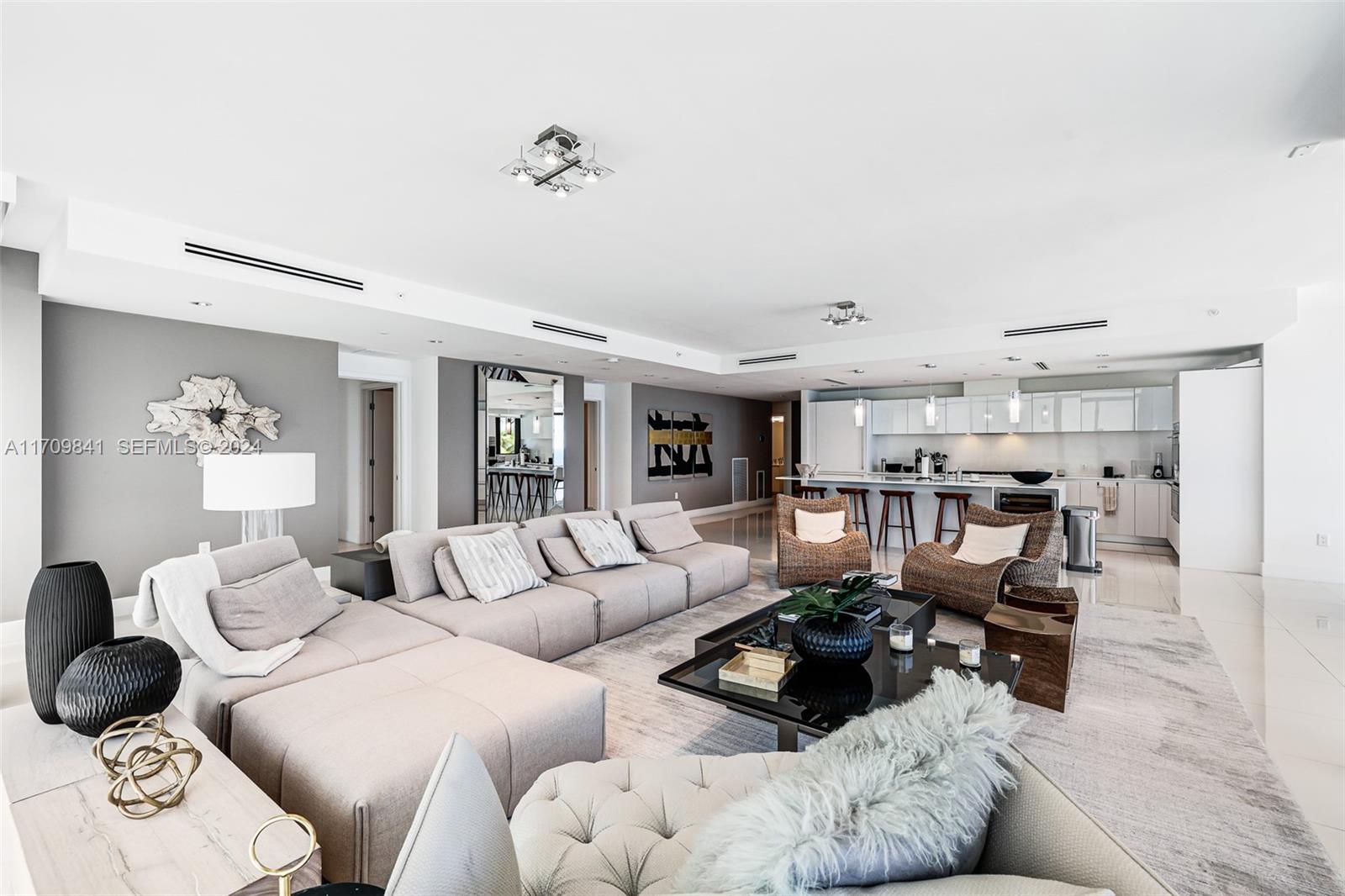 2205 South Surf Road, Unit 3A Hollywood, FL 33019 - Photo 11 of 58 a living room with furniture and a large window