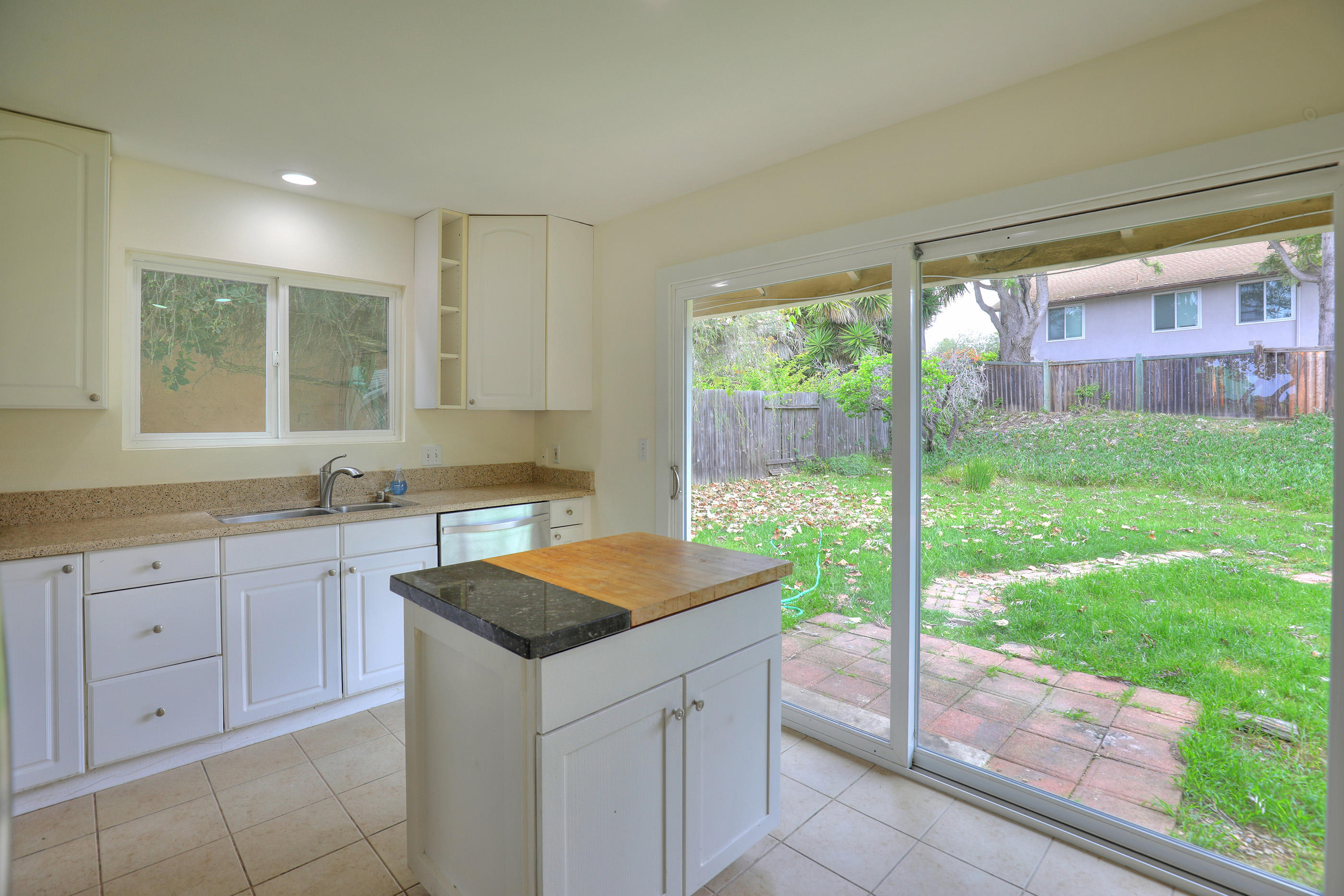 7320 Davenport Road Goleta, CA 93117 - Photo 6 of 18 a kitchen with a sink and large window