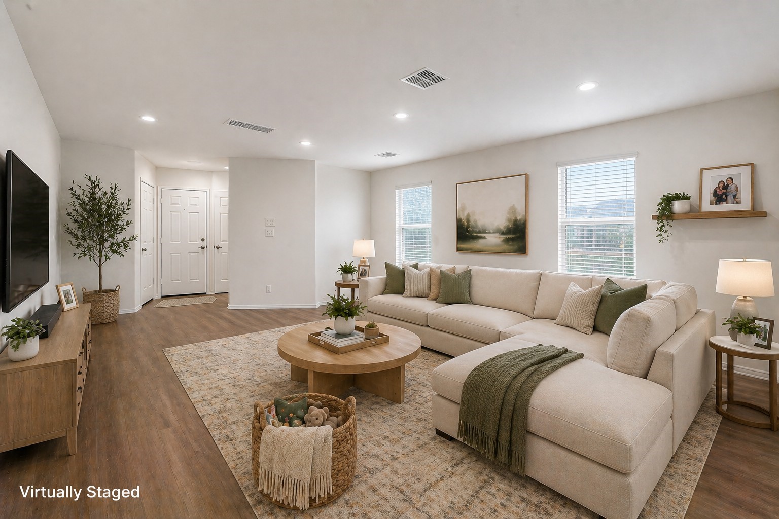 1714 Campos Court Conroe, TX 77301 - Photo 3 of 26 Virtually Staged. Living Room