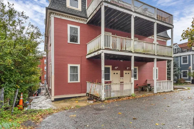 front view of a house with a porch