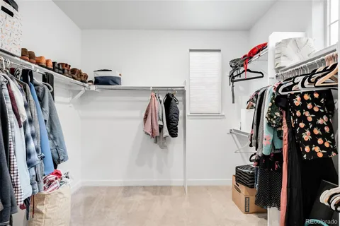 a walk in closet