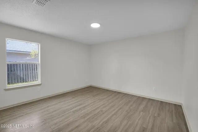 wooden floor in a room