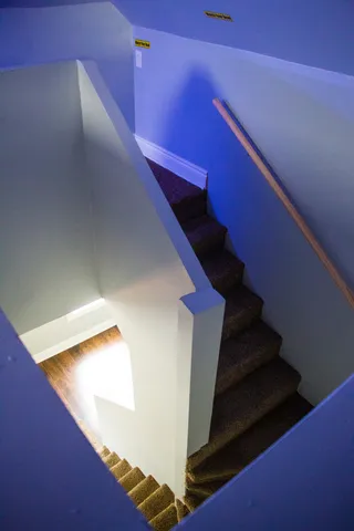 a view of a small yard