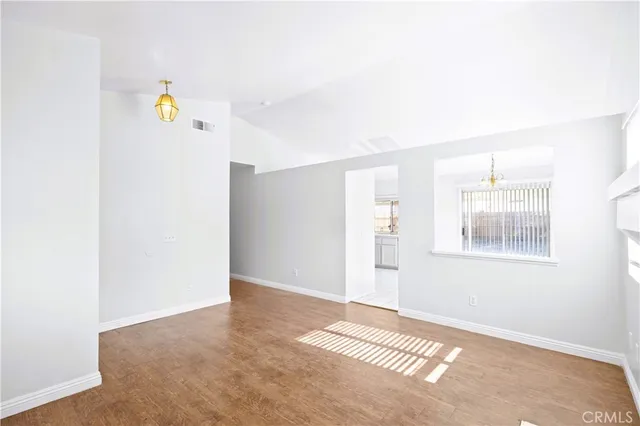 a view of an empty room with window