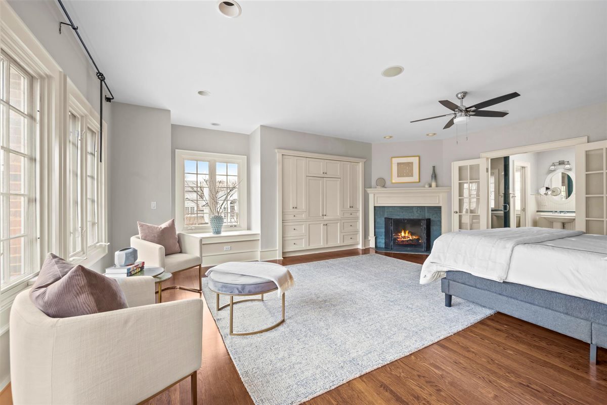 224 Sheridan Road Kenilworth, IL 60043 - Photo 32 of 62 a living room with furniture and a fireplace