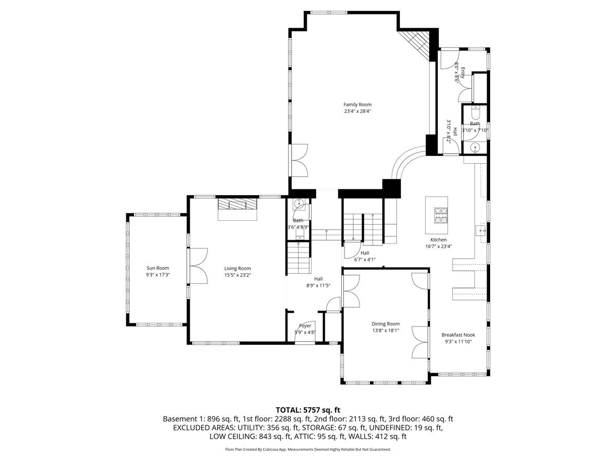 224 Sheridan Road Kenilworth, IL 60043 - Photo 59 of 62 a black and white photo of a room