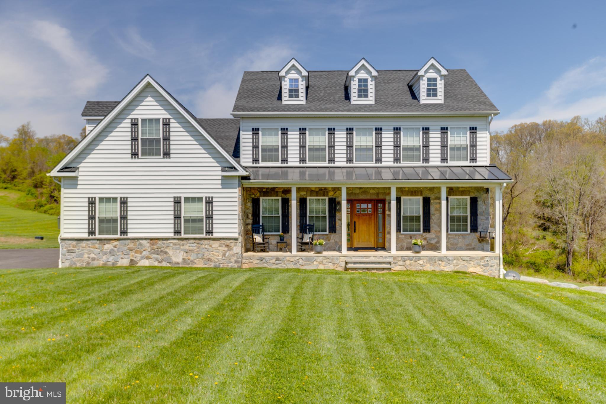 Charming home with inviting porch.