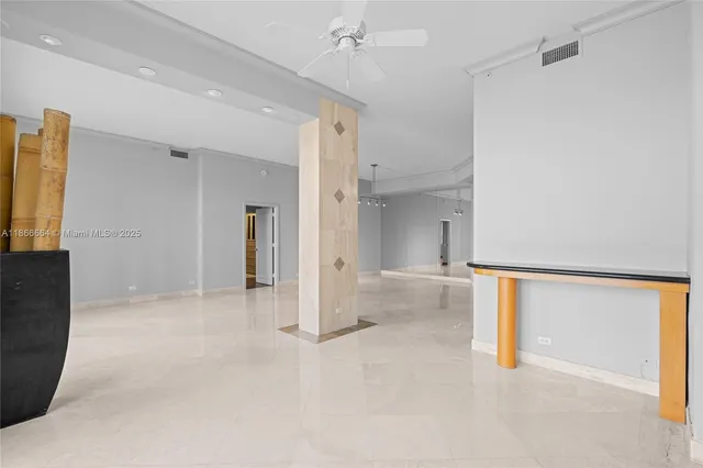 a view of an empty room