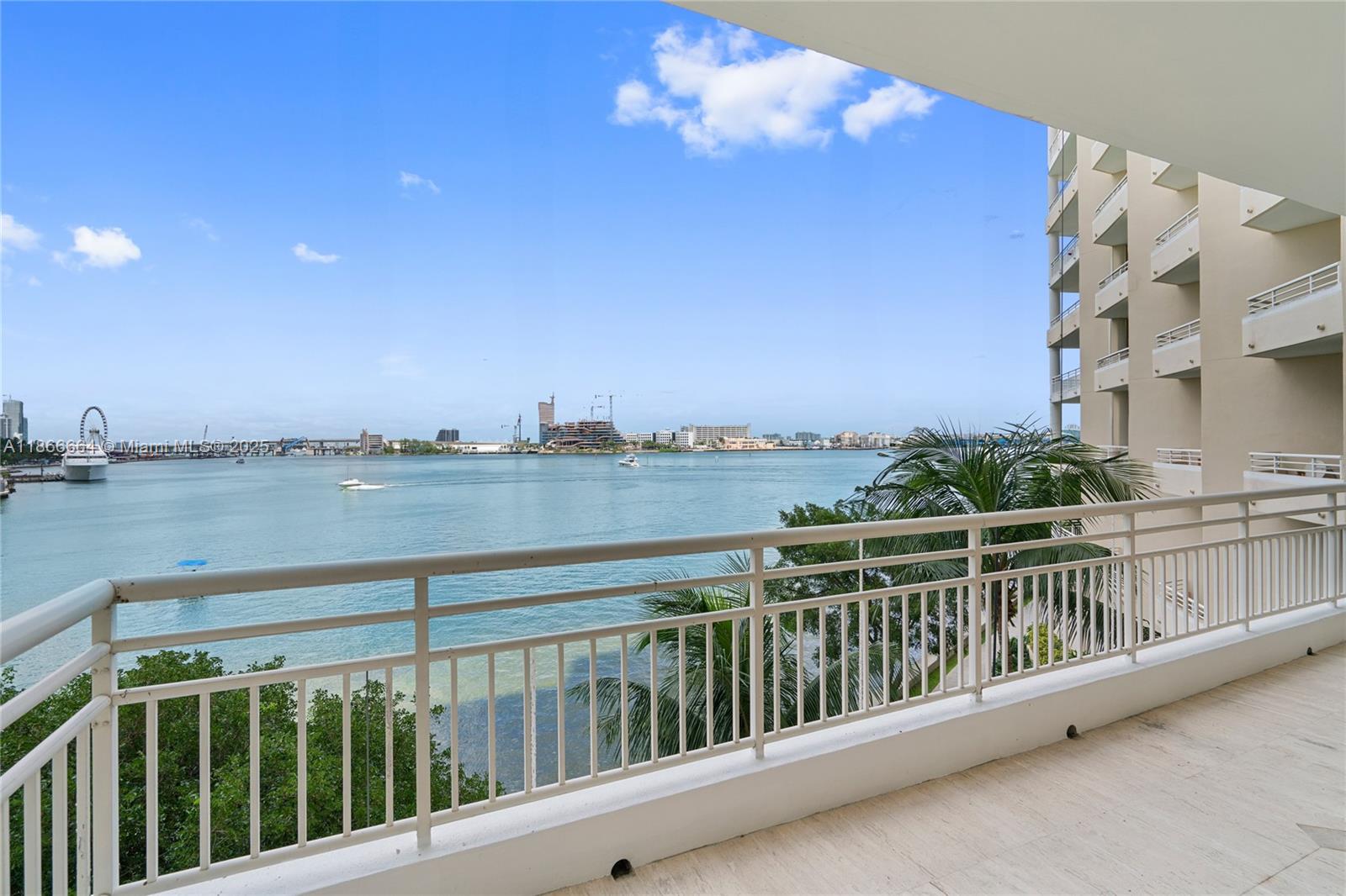 888 Brickell Key Drive, Unit 408 Miami, FL 33131 - Photo 52 of 54 a view of a balcony with city view