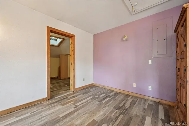 a view of an front door